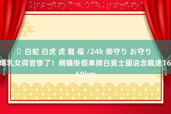 ✨白蛇 白虎 虎 龍 福 /24k 御守り お守り 低胸爆乳女荷官慘了！網購掛假車牌　白賓士國说念飆速160km